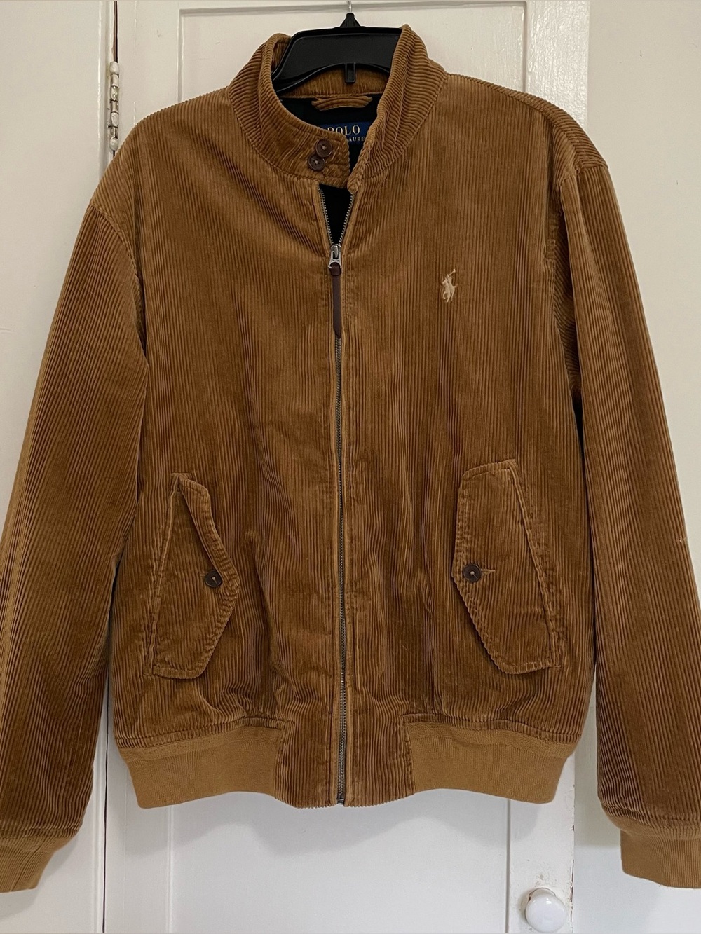 Polo by Ralph Lauren Brown Corduroy Bomber Jacket medium